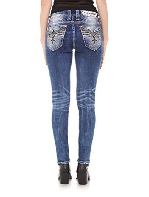 Rock Revival - Womens Rio Red S202 Skinny Jeans