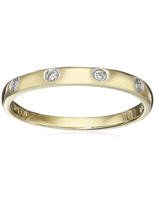 10k Gold Diamond Accent Ring