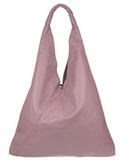 Girly Handbags V Shape Genuine Top Handle Bag