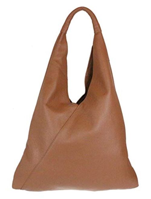 Girly Handbags V Shape Genuine Top Handle Bag