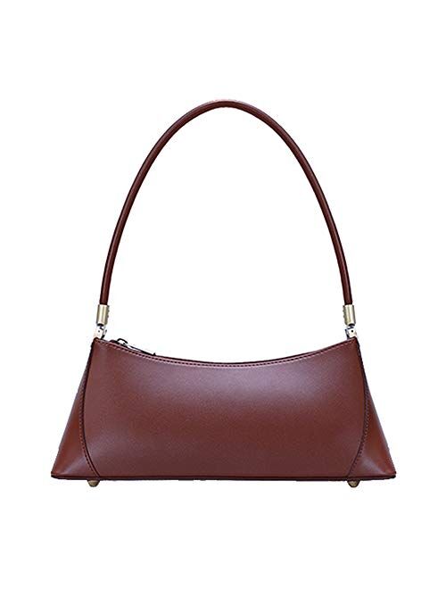 Barabum Retro Classic Hobo Clutch Shoulder Bag with Zipper Closure for Women