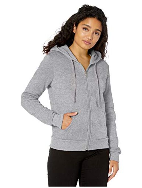 Southpole womens Long Sleeve Fleece Basic Hooded Zip Jacket