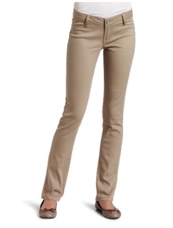 Juniors BASIC Uniform Low Rise Straight Pant