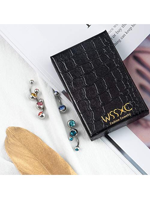 14G Hypoallergenic Belly Button Rings WSSXC Anniversary Sharing Version 18PCS