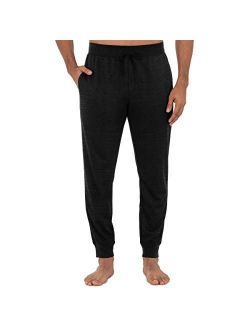 Men's Varigated Textured Waffle Jogger Sleep Pant