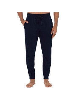 Men's Varigated Textured Waffle Jogger Sleep Pant