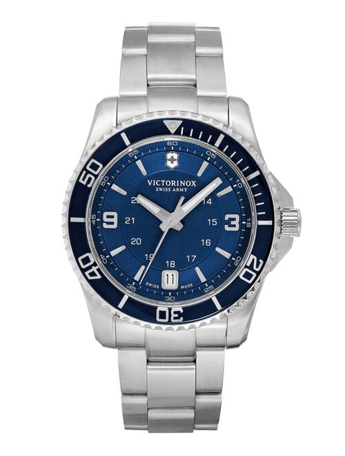 Victorinox Swiss Army Watch, Men's Maverick GS Stainless Steel Bracelet 43mm 241602