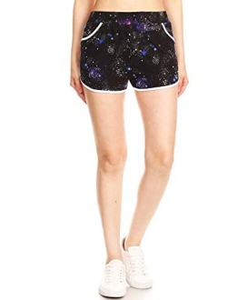 Women's Popular Mid-Rise Fashion Shorts with Pockets BAT4