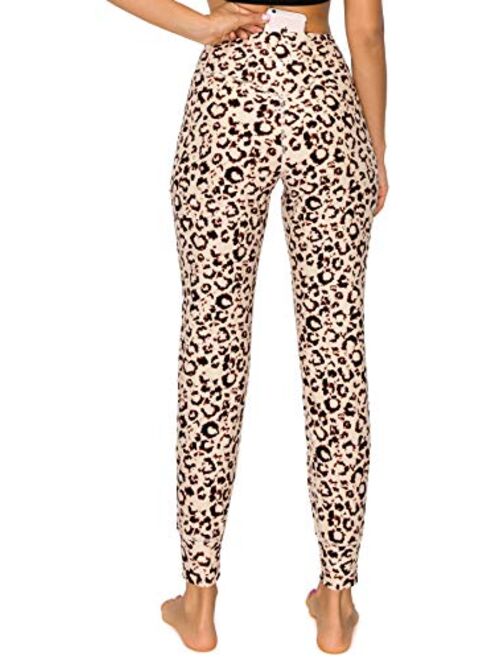 Leggings Depot Women's ActiveFlex Slim-fit Print Joggers with Pockets