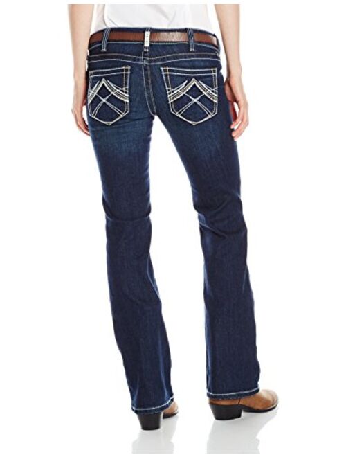 Ariat Women's R.E.A.L. Mid Rise Bootcut Jean