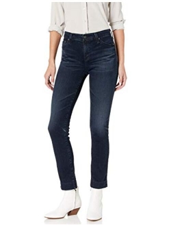 AG Adriano Goldschmied Women's Mari High-Rise Slim Fit Straight Leg Jean