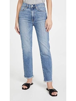 7 For All Mankind Women's Cropped Straight Jeans