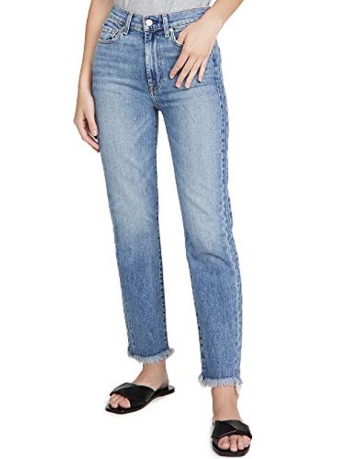 7 For All Mankind Women's Cropped Straight Jeans