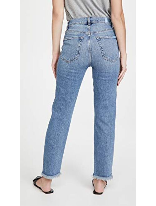 7 For All Mankind Women's Cropped Straight Jeans