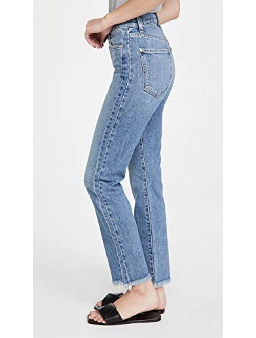 7 For All Mankind Women's Cropped Straight Jeans