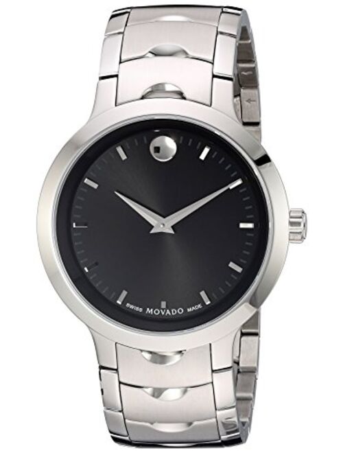 Movado Men's Swiss Quartz Stainless Steel Watch, Color: Silver-Toned (Model: 0607041)