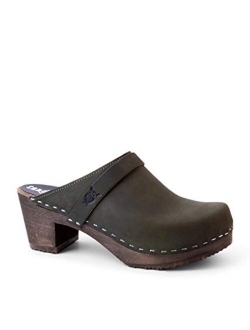 Swedish Handmade Wooden Clog Mule | Dublin