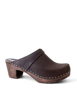 Swedish Handmade Wooden Clog Mule | Dublin