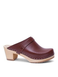 Swedish Handmade Wooden Clog Mule | Dublin