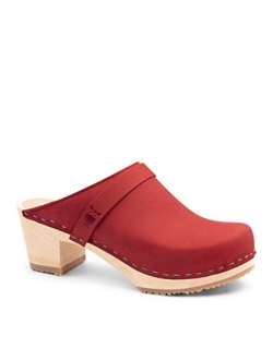 Swedish Handmade Wooden Clog Mule | Dublin