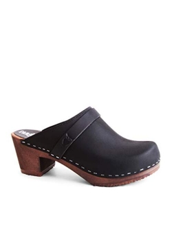 Swedish Handmade Wooden Clog Mule | Dublin