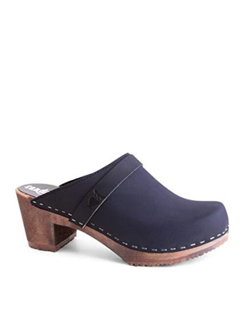 Sandgrens Swedish Handmade Wooden Clog Mule | Dublin