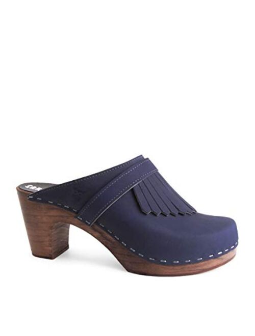 Sandgrens Swedish Handmade Wooden Clog Mule| Venice