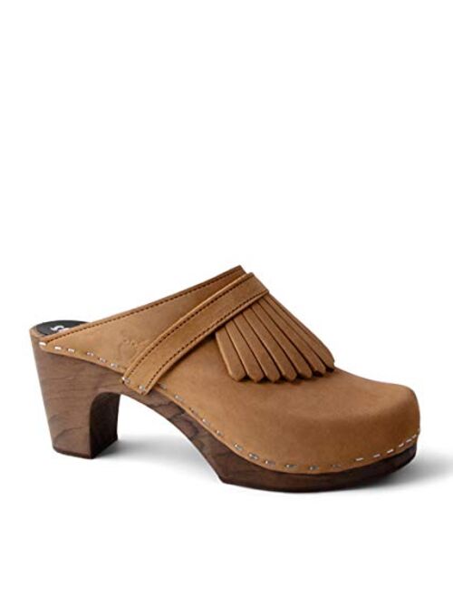 Sandgrens Swedish Handmade Wooden Clog Mule| Venice