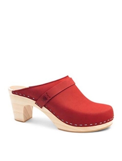 Swedish Handmade Wooden Clog Mule | Maya