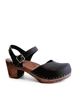 Swedish Handmade Wooden Clog Sandal | Victoria