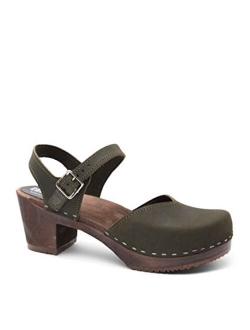 Swedish Handmade Wooden Clog Sandal | Victoria