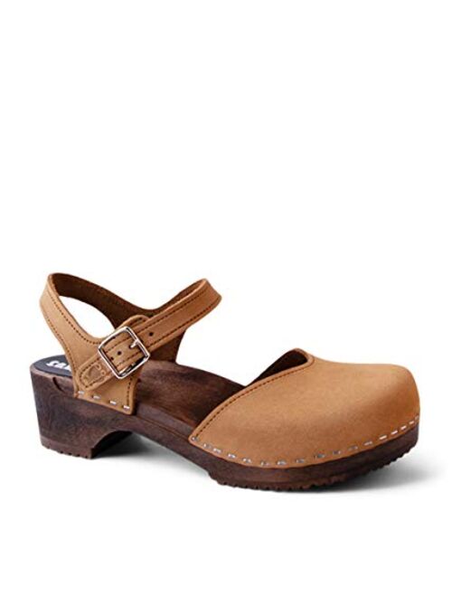 Sandgrens Swedish Handemade Wooden Clog Sandal | Saragasso