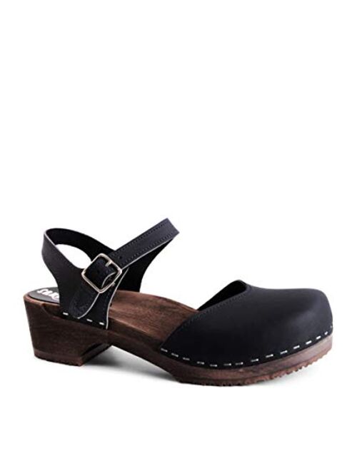 Sandgrens Swedish Handemade Wooden Clog Sandal | Saragasso