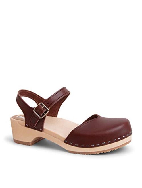 Sandgrens Swedish Handemade Wooden Clog Sandal | Saragasso