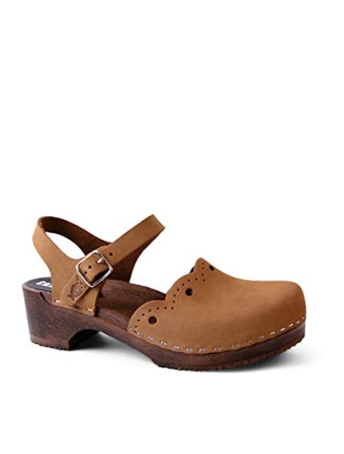 Sandgrens Swedish Handmade Wooden Clog Sandal | Milan