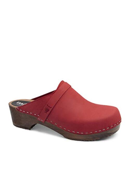 Sandgrens Swedish Handmade Wooden Clog Mule | Malmö