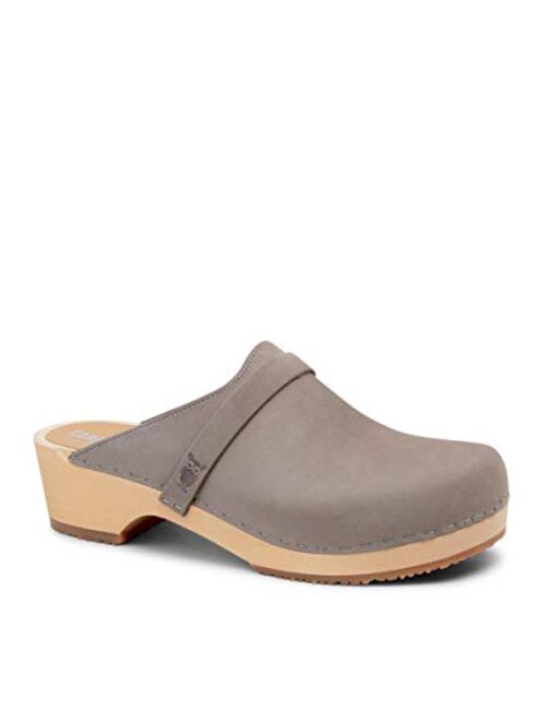 Sandgrens Swedish Handmade Wooden Clog Mule | Malmö