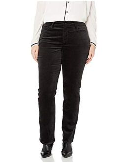 Women's Plus Size Marilyn Straight Leg Velvet Jeans