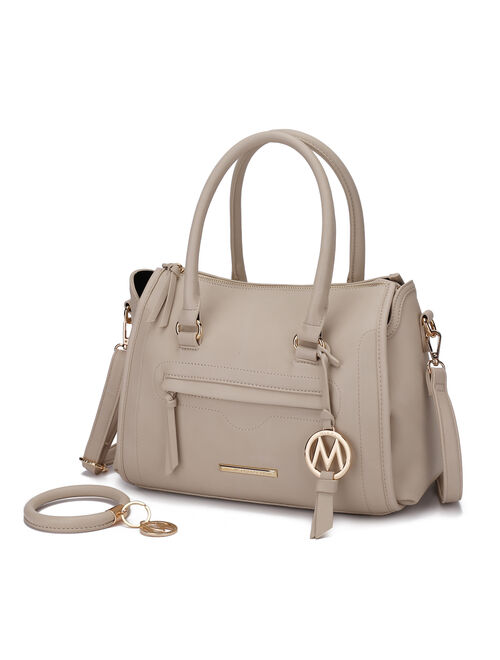 MKF Collection Valeria Satchel - Cognac By Mia K.