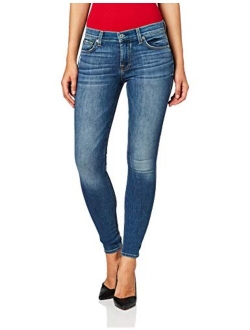 7 For All Mankind Womens Full Length Skinny Jeans