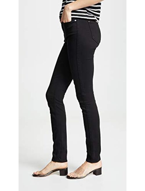 7 For All Mankind Womens Full Length Skinny Jeans