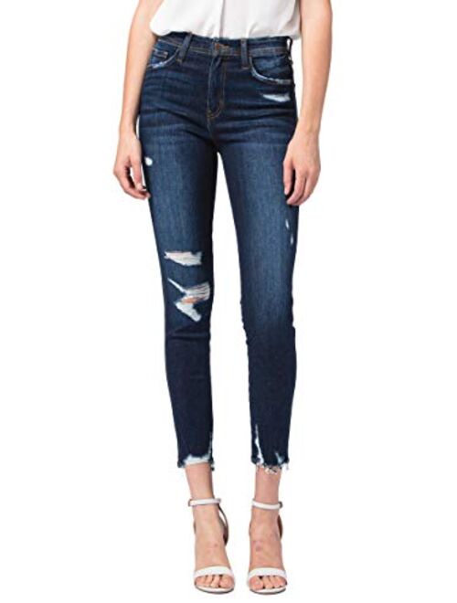 Flying Monkey Jeans Tales High Rise Distressed Ankle Skinny