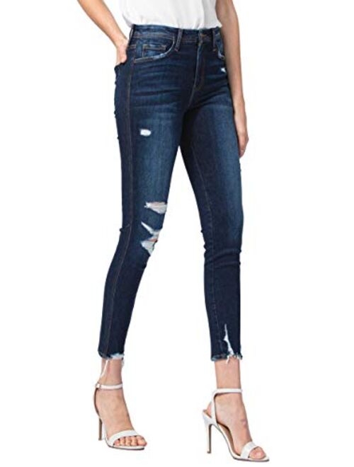 Flying Monkey Jeans Tales High Rise Distressed Ankle Skinny