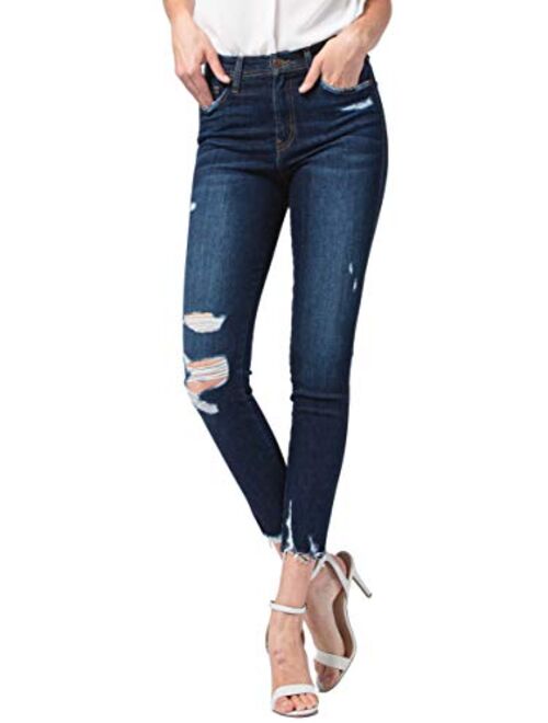 Flying Monkey Jeans Tales High Rise Distressed Ankle Skinny