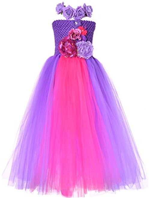 Tutu Dreams Lace Shoulder Flower Girl Dress Wedding Easter Birthday Party (2-14)