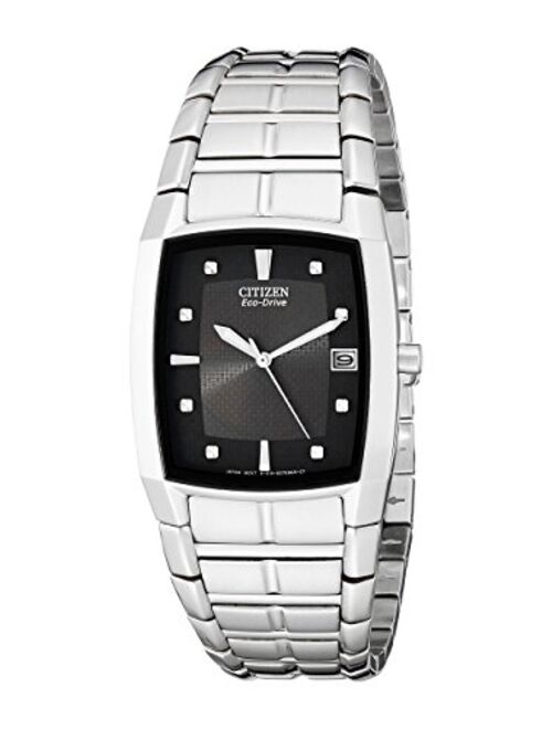 Citizen Men's Eco-Drive Stainless Steel Watch with Date, BM6550-58E