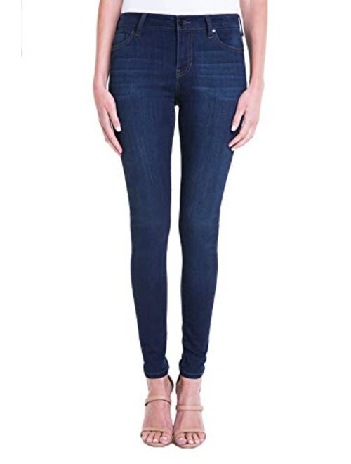 Liverpool Women's Abby Skinny High Performance Denim, Doheny Dark