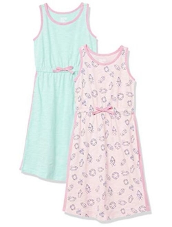 Amazon Brand - Spotted Zebra Girls' Knit Sleeveless Maxi Dresses