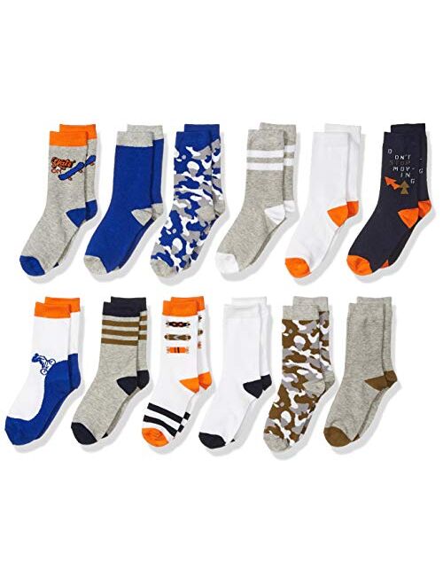 Spotted Zebra Kids Cotton Crew Socks