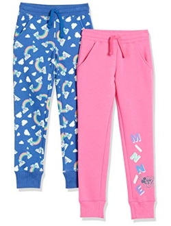 Amazon Brand - Spotted Zebra Girls' Disney Star Wars Marvel Frozen Princess Fleece Jogger Sweatpants